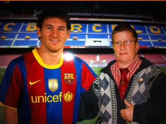 Besuch in Barcelona Stadion und "Messi"